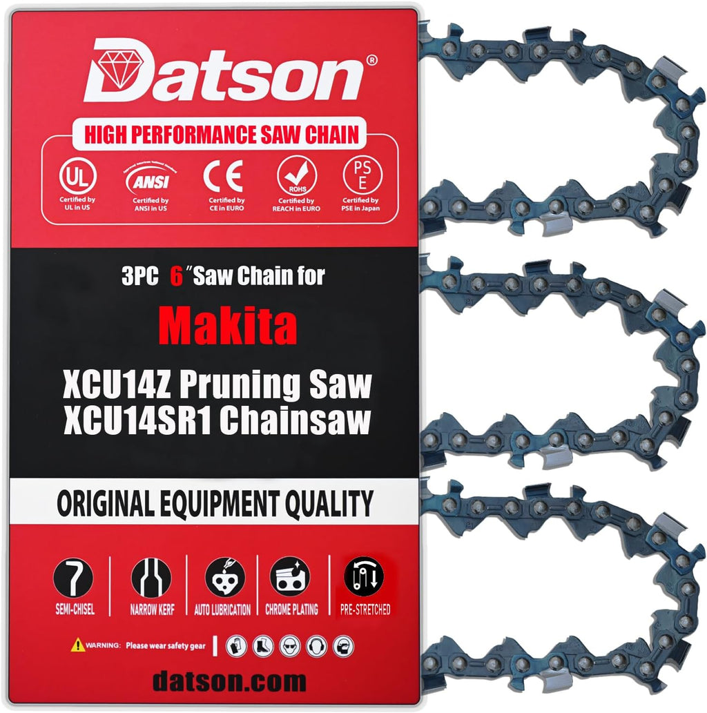 6" Pruning Saw Chain for Makita XCU14Z, 6 Inch Replacement Chain for Makita XCU14 - T-05907